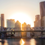 Brisbane daytime skyline, bridge