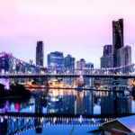Brisbane evening view